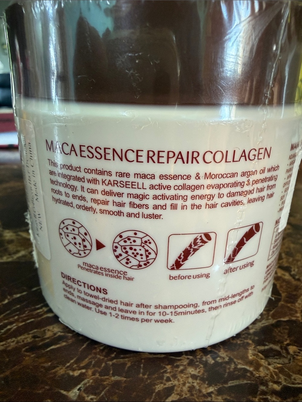 NEW Karseell Collagen Hair Mask Treatment Deep Repair Conditioning Argan Oil - Picture 3 of 4